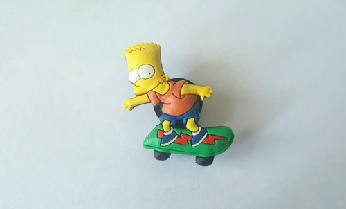 Bart simpson shoe button charm - button,