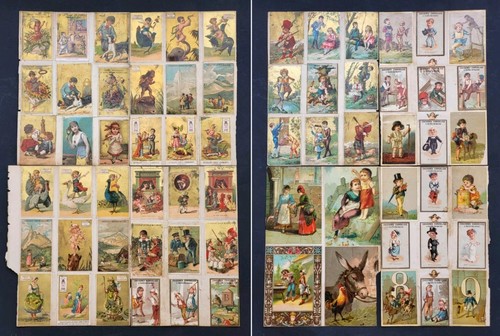 Lot anciens chromos - anciens,
