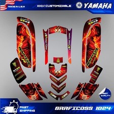 yamaha raptor 660 kit graphics decals stickers vtt wrap quad toute l'année...
