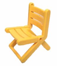 Playmobil Camping - Orange Car Folding Chair 4859 & Café du Port 5129
