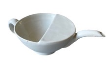 Biberon Canard de Malade Faïence Sud-ouest XIX ème Blanc