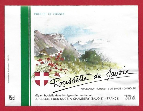 109 etiquette vin roussette - etiquette,