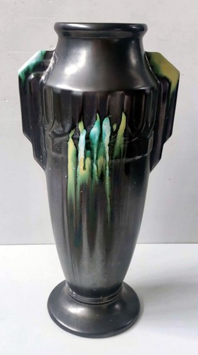 Vase faience flammee thulin - faience,
