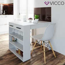 Table de salle à manger Repose table haute table de cuisine étagère Vicco