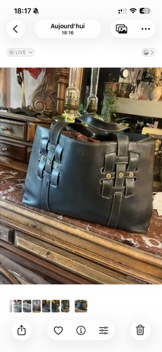 Céline sac vintage cuir - sac,
