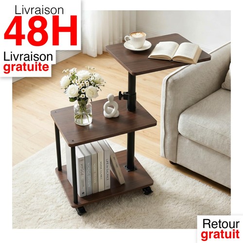 Table appoint roulante - d'appoint, bois