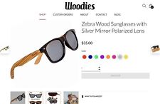 Walnut Woodfarer Sunglasses with Polarized Lenses