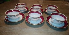 Service 6 Tasses Et Soucoupes