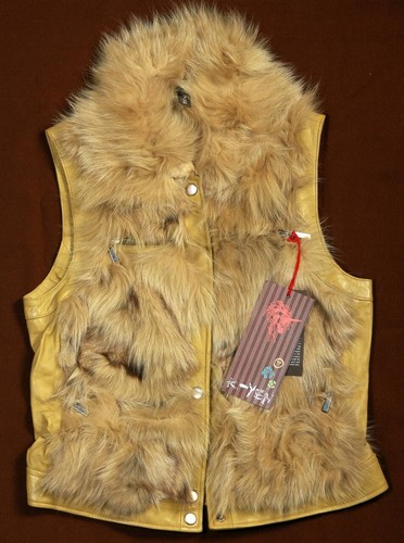 Gilet fourrure renard - en,