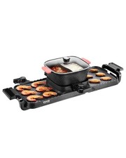 VEVOR Appareil à Fondue avec Gril Électrique 2300 W avec Pot Amovible Barbecue