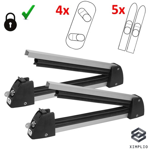 Porte skis sur barres - porte,