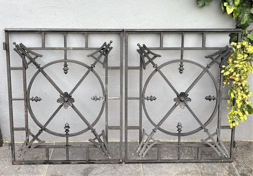 Paire portillons fer - de,