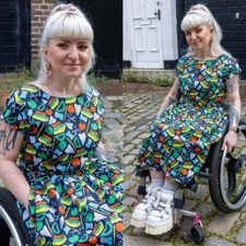 Run and Fly Robe Rentrée Scolaire Imprimé 8-26 Coton Thé Poches Teacher Biscornu