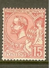 MONACO STAMP TIMBRE N° 15 "