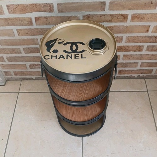 Chanel meuble bar tonneau - bar, noir
