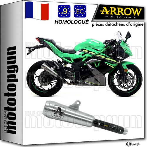 Arrow pot echappement - pot, approuve