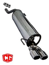 ABARTH GPA-EVO-MUFFLER REAR END APPROVED LARGE POINT