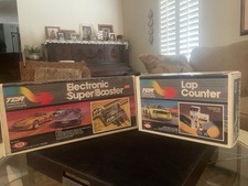 TCR TOTAL CONTROL RACING LAP COUNTER & ELECTRONIC SUPER BOOSTER VINTAGE SLOTLESS