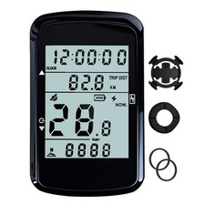 Compteur de vitesse GPS vélo 2,4 pouces écran clair lecture de données léger