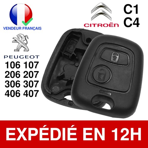 Coque clé peugeot 206 vierge - clé,