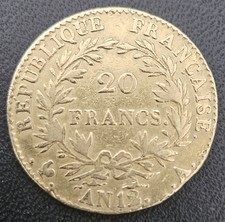 20 Francs France AN 12 A Napoleon I Empereur France Gold Or Oro Goud