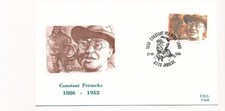 D73416 Belgium FDC P.802 Constant Permeke Jabbeke