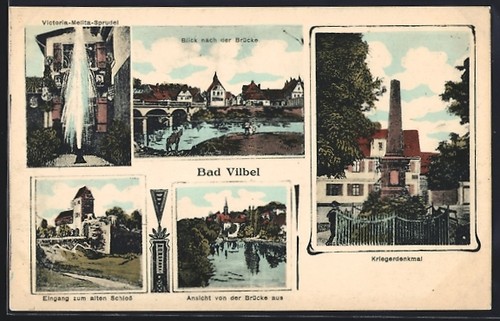 Carte postale bad vilbel - bad,