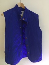 Veste sans manches bleue Zara