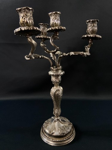 Important chandelier bronze - important,