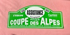 Ancienne Plaque Rallye COUPE