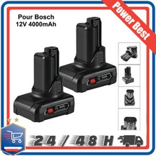 2X 12V Batterie pour Bosch GBA