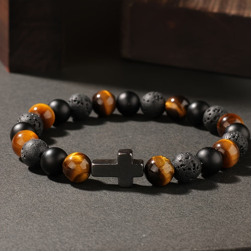 Bracelet perles œil de - bracelet,