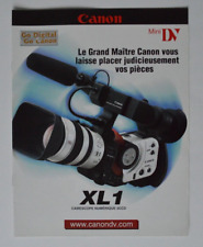 CANON XL1 Camescope 1997 dealer brochure - French