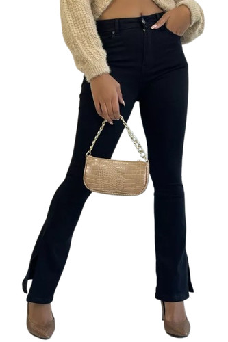 Pantalon jean noir - noir, femme