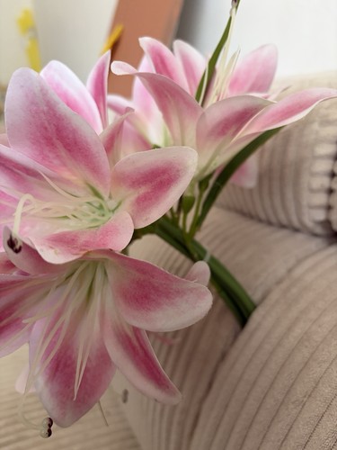Bouquet lys artificiels - bouquet, de