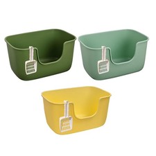 Litière pour chat à dessus