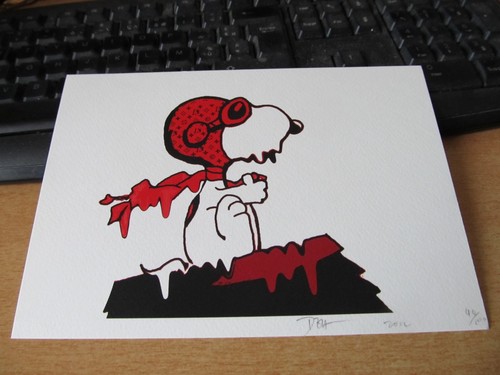 Serigraphie pop art - snoopy, par