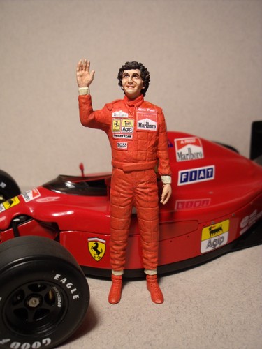 Figurine alain prost - 1/18,