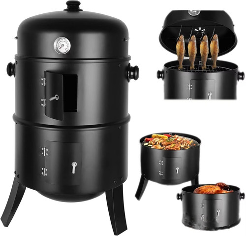 Barbecue grill fumoir charbon - fumoir,