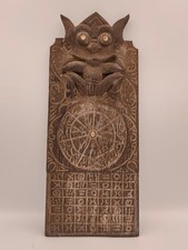 Authentic Dayak Bahau Large Calendar Board - Kayu Besi Ironwood