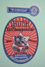 old label - beer BOCK LA CHAMPENOISE Fère-Champenoise GBC