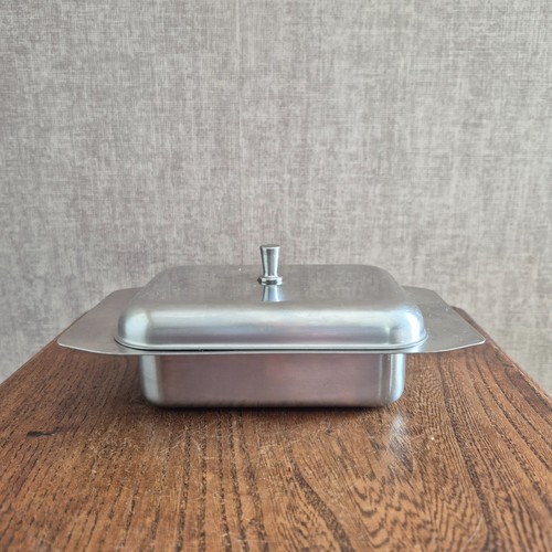 Beurrier inox avec couvercle - beurrier,