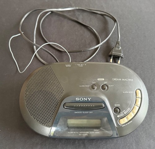 Vintage radio réveil sony - réveil,