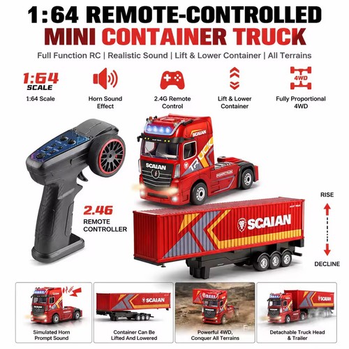 Camion conteneur 64 - conteneur, 1.64