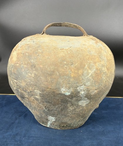 Large old cow bell wrought