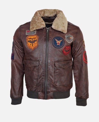 Veste vol cuir fourrure - de,