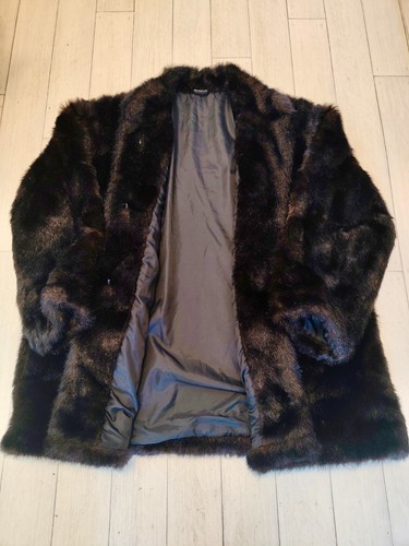 Manteau long fausse - -,
