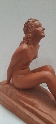 Sculpture terre cuite - , demeter