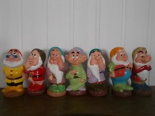 Ancien 7 pouêt  Blanche Neige et les 7 Nains 14 cm WALT DISNEY 2 dormeur