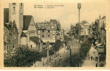 BELGIQUE  LA PANNE  avenue de la mer